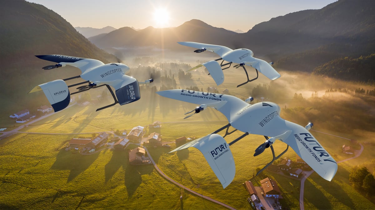 Wacker Drones $22 Million Funding Round Boosts Wingcopter's Drone Delivery Plans