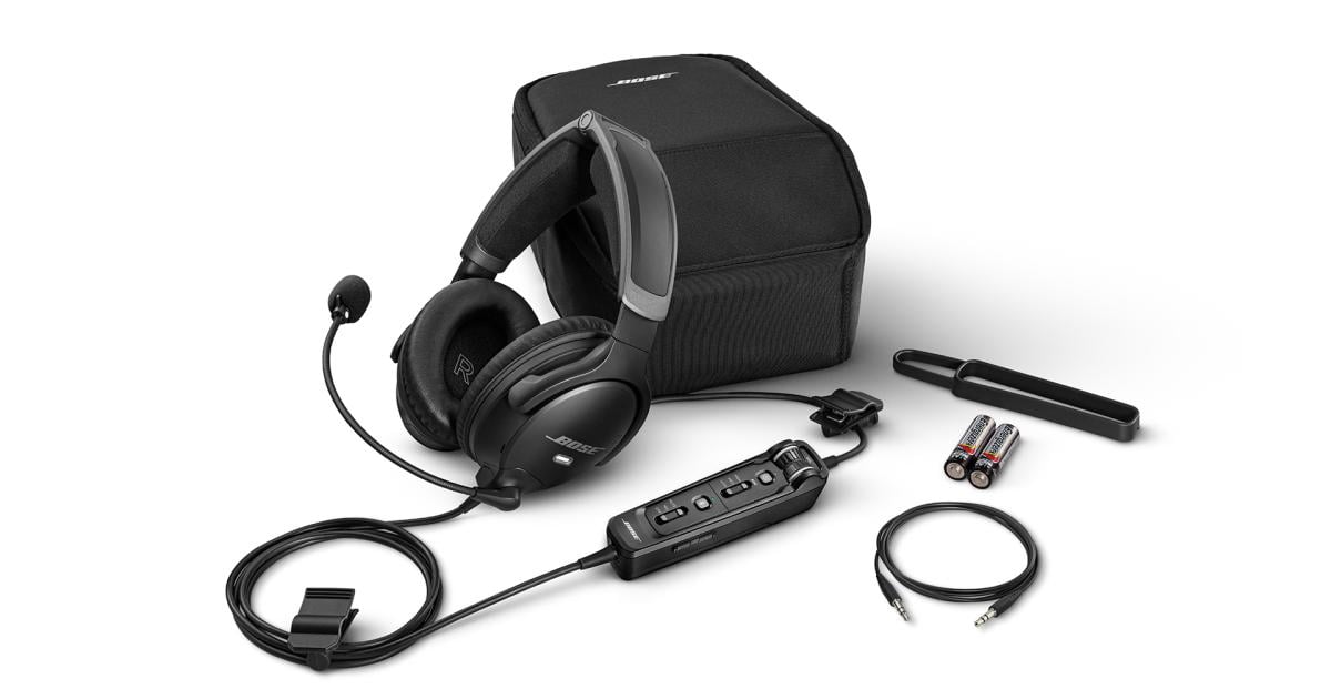 Bose Demonstrating In-ear and Over-the-ear Headsets | Aviation 