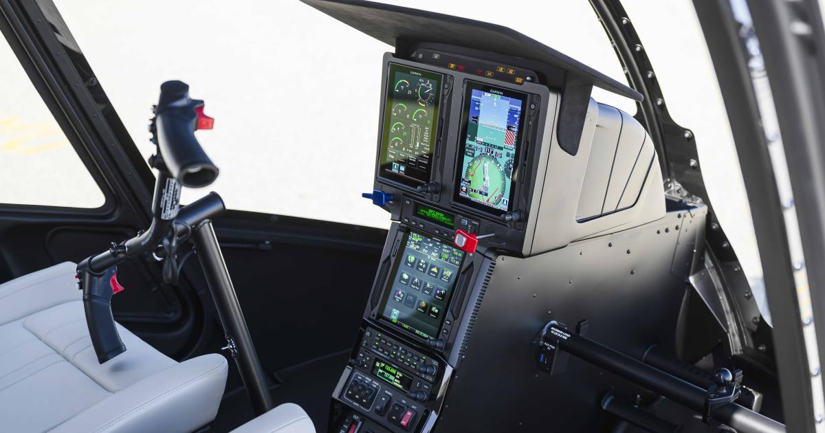 Garmin GFC 600H Helicopter Autopilot Certified in Robinson R66