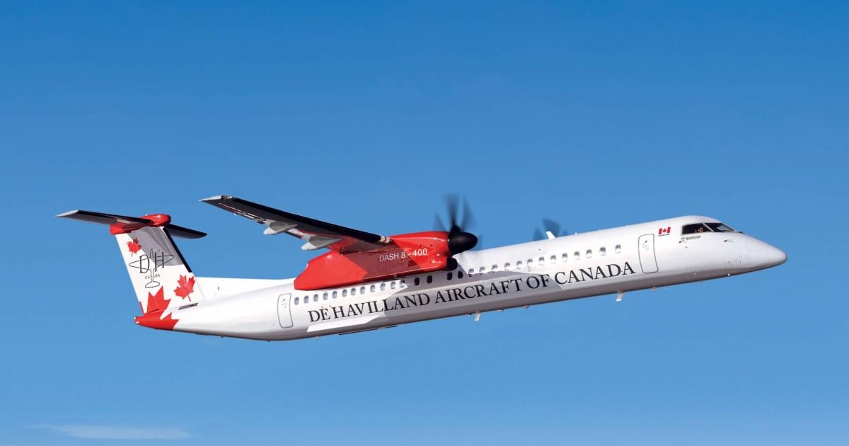De Havilland Intros Dash 8-400 Cargo Conversions | Aviation