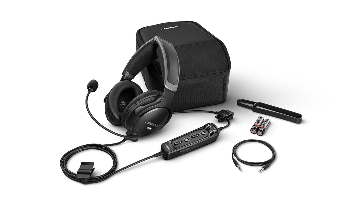 Bose Demonstrating In-ear and Over-the-ear Headsets | Aviation ...