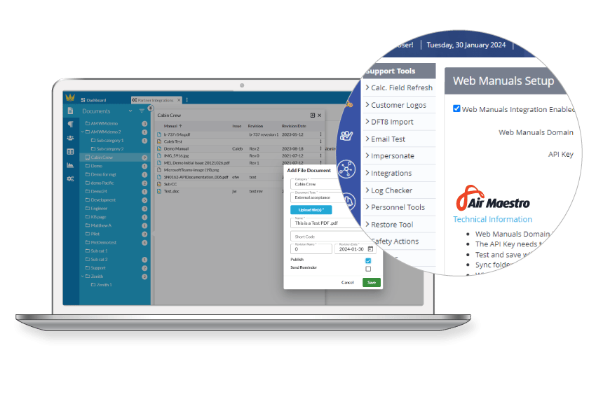 Web Manuals and Partner Air Maestro Strengthen Software Integration ...