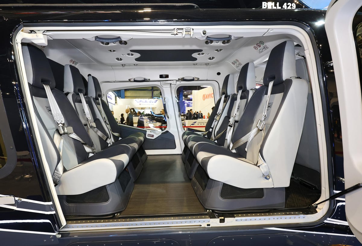 Bell Reveals Designer Cabin to Asia's Growing Helicopter Market ...