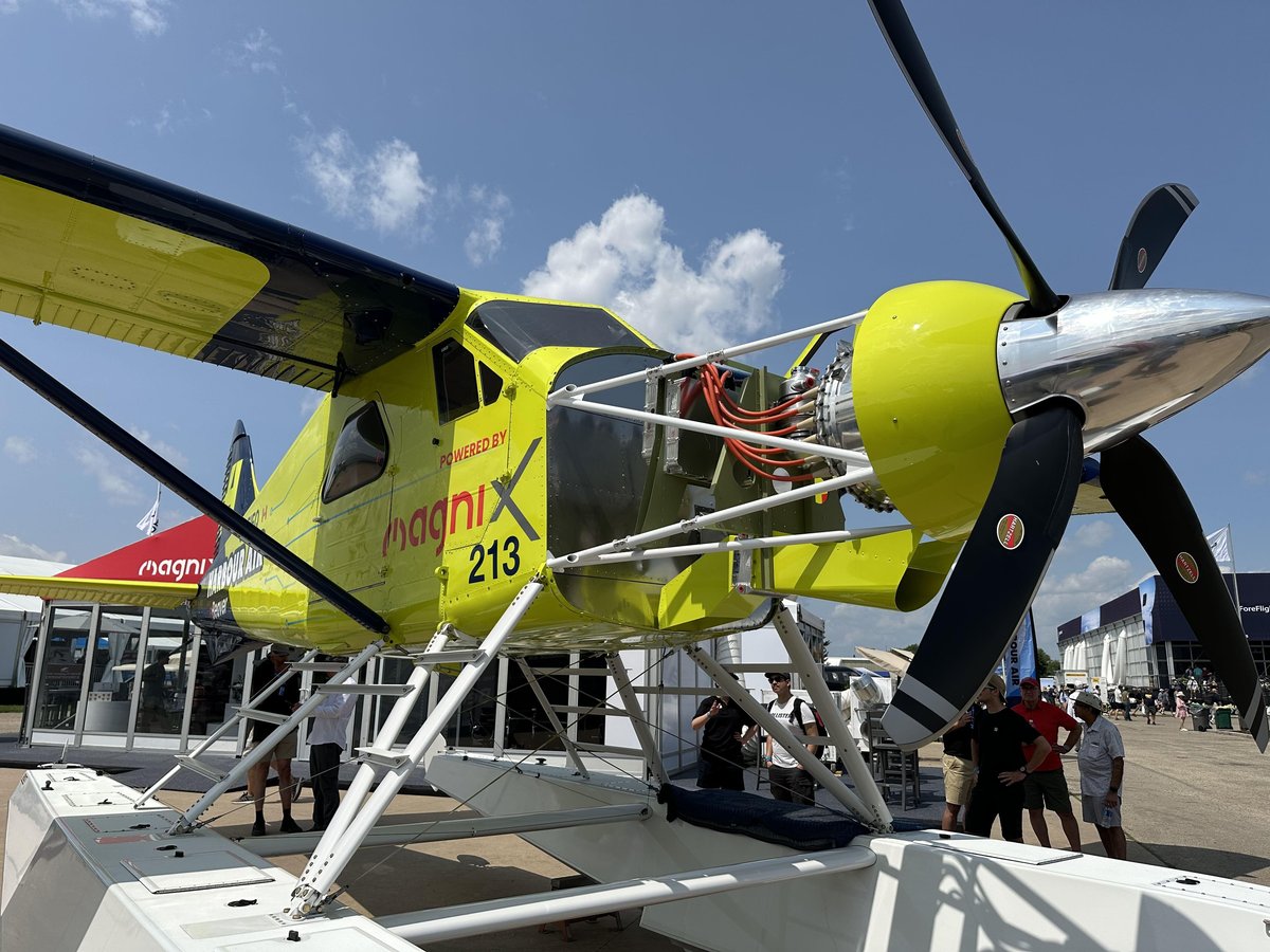 Harbour Air Electric Beavers Draw EAA AirVenture Oshkosh Crowds