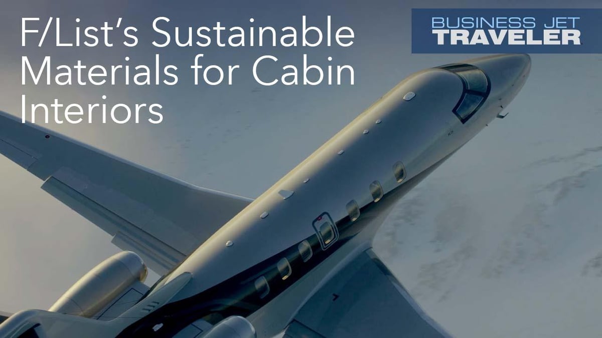 Austrian company F/List Is Using New Materials for Greener Cabin ...