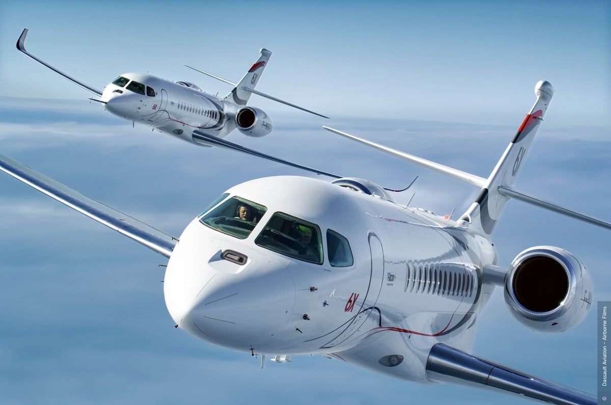 Dassault 1H Revenue Nears €4.2B; Falcon Sales Rebound