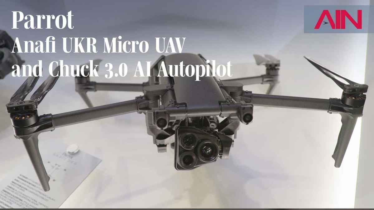 Parrot Unveils Drone for the Ukraine Conflict and AI Autopilot for UAVs ...