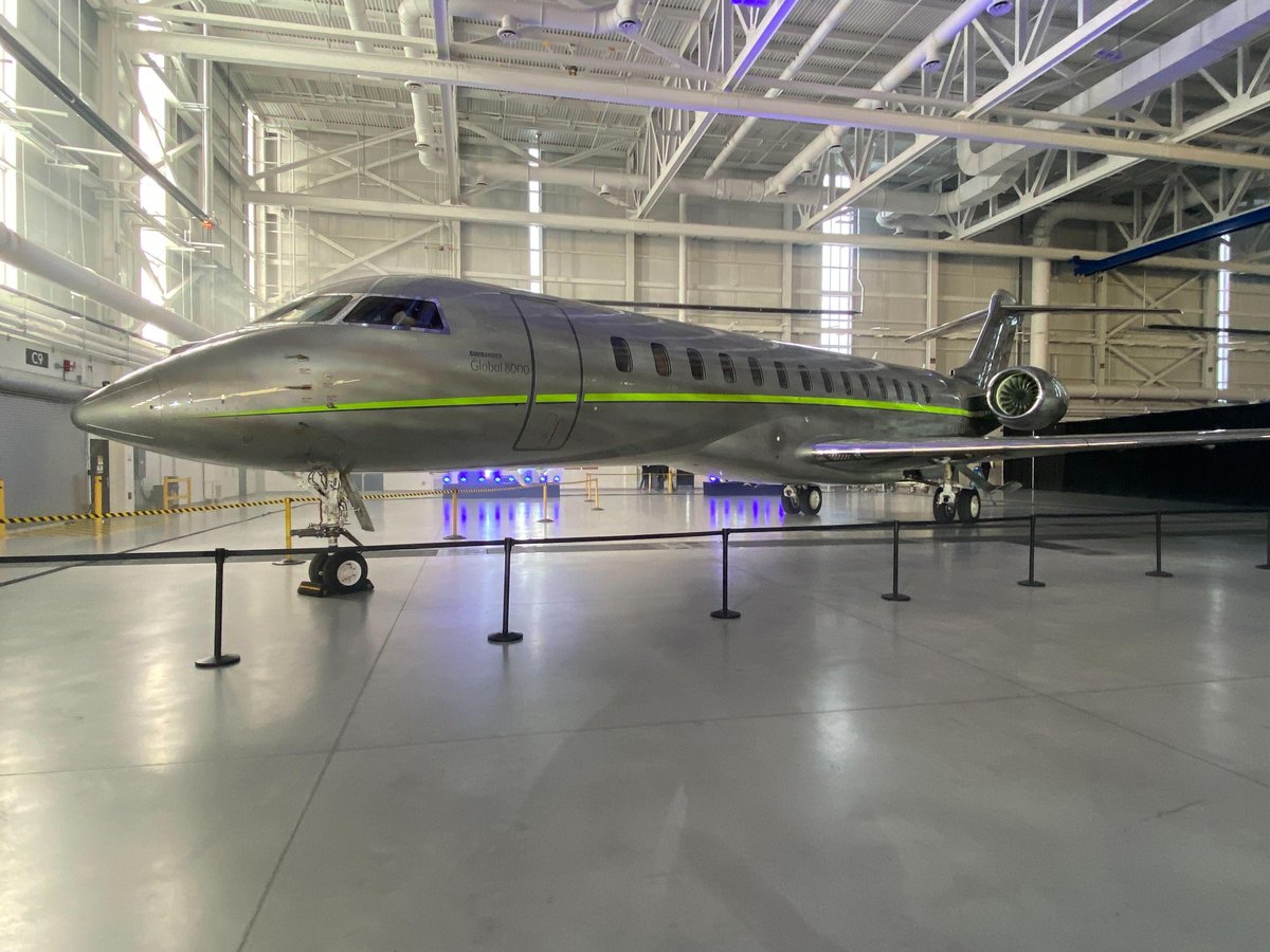 Bombardier Delivers First Global 8000 | Aviation International News