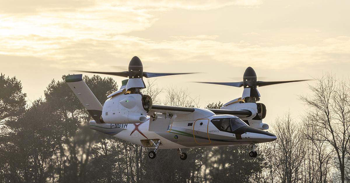 Leonardo Next-gen Civil Tiltrotor Demonstrator Makes First Flight