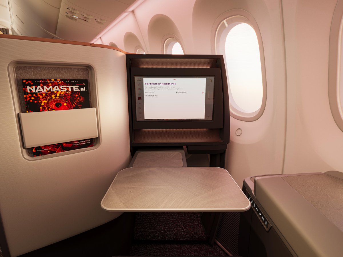 Air India Upgrades Dreamliner Cabins and In-flight Entertainment | AIN