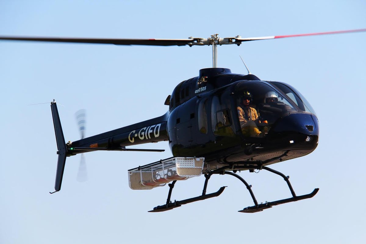Dart Aerospace Receives EASA STC for Bell 505 Helicopter Utility Basket | AIN