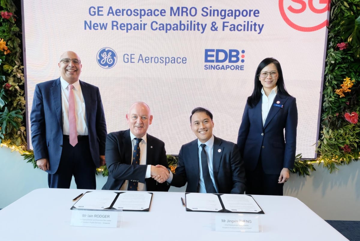 GE Invests $300 Million in Singapore Engine Repair Shop