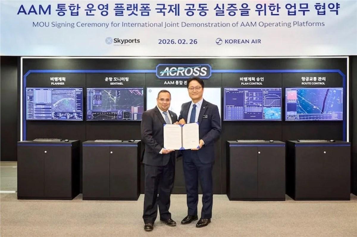 Korean Air and Skyports Jointly Develop Vertiport Concept
