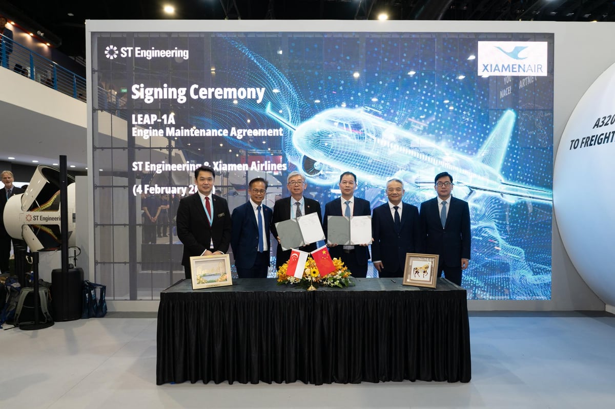 Xiamen Books ST Engineering for Leap-1A Engine Support