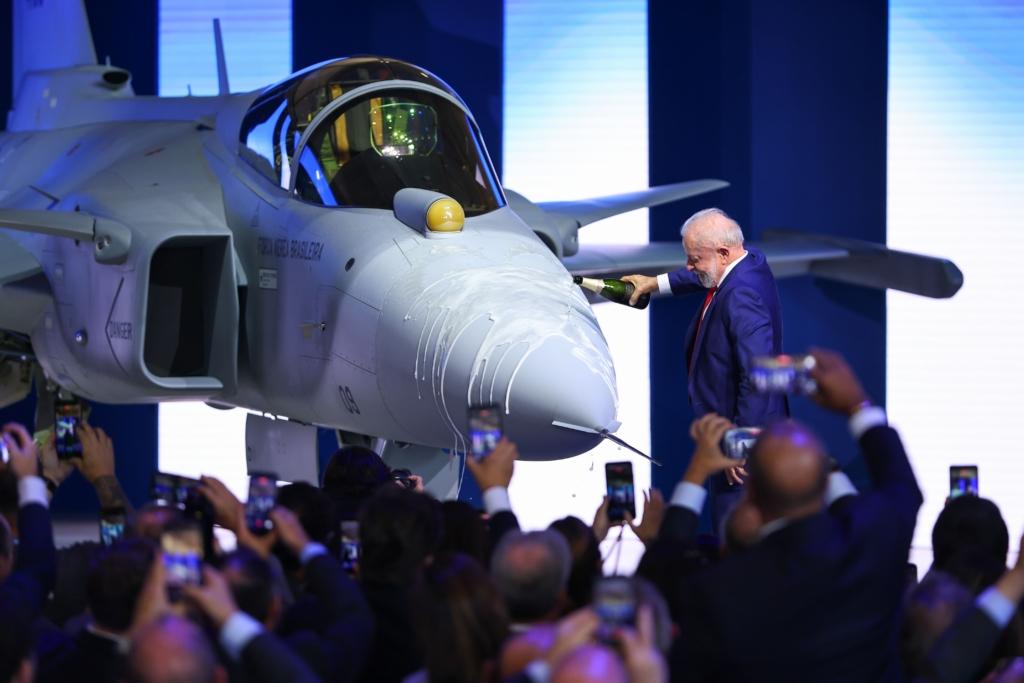 First Supersonic Fighter Built in Brazil Unveiled