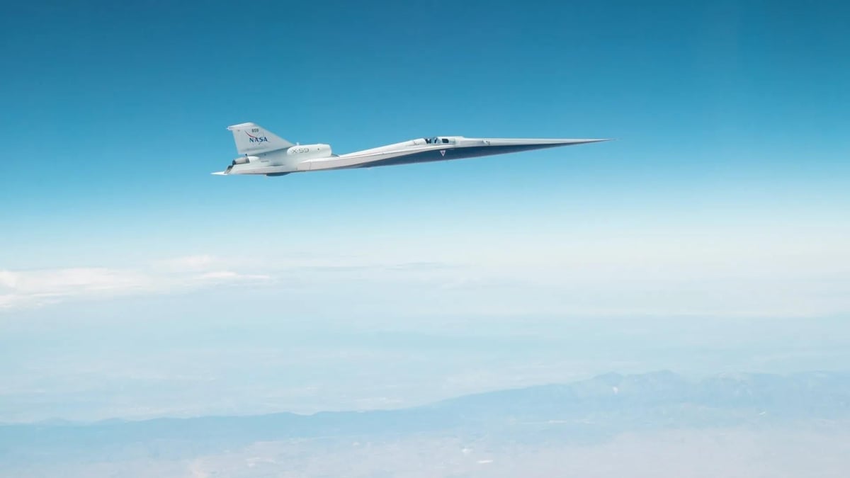 NASA’s X-59 Reaches Mission Performance of Mach 1.4