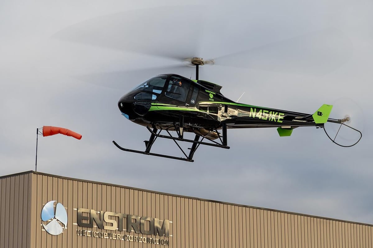Enstrom Delivers 480B to Africa’s Safomar Aviation