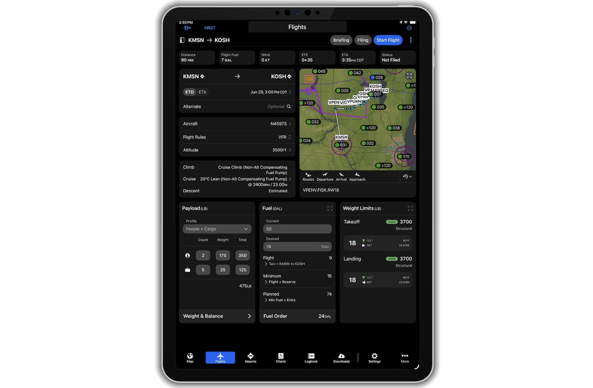 Garmin Pilot Apple Update Brings Three App Enhancements