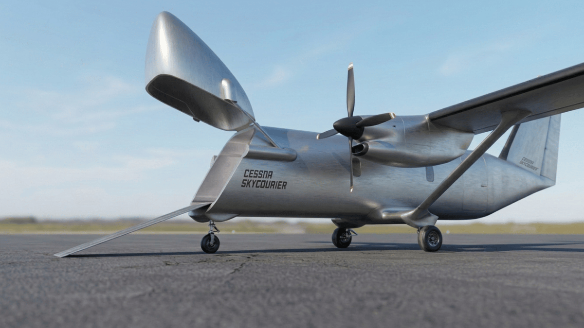 Textron, Merlin Unveil Uncrewed SkyCourier Concept