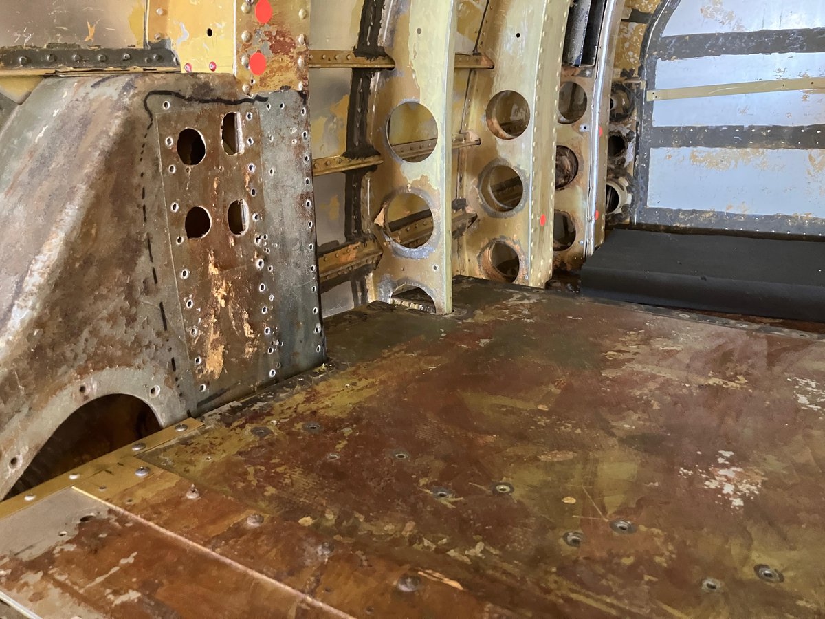 Baggage Floor Removal Vexing for Lear Jet Restoration