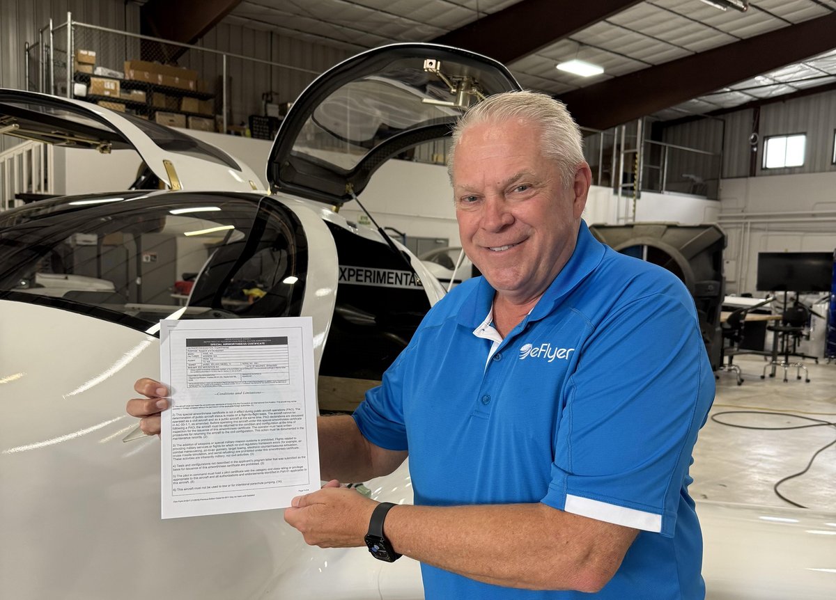 FAA Grants Special Airworthiness Certificate for Bye Aerospace’s eFlyer 2 | AIN