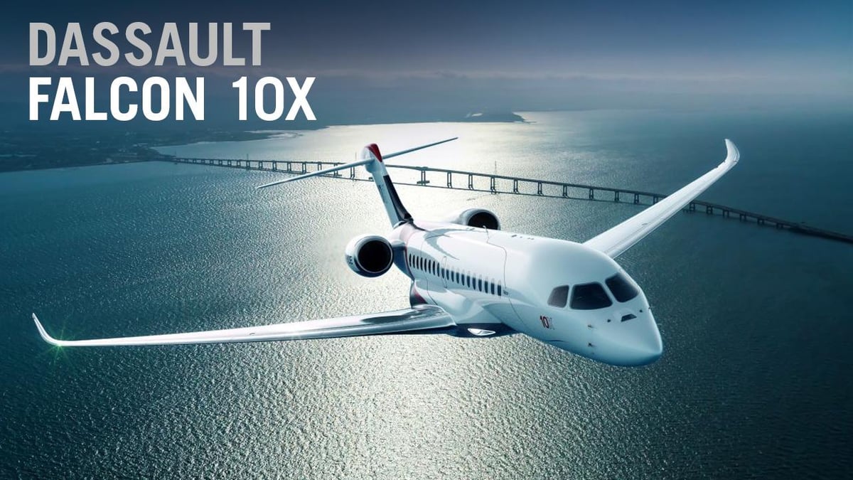 A First Look at Dassault’s Falcon 10X Ultra-Long-Range Business Jet ...
