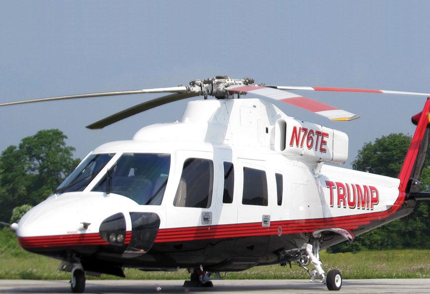 SureFlight Paints Second Trump S-76B | Aviation International News