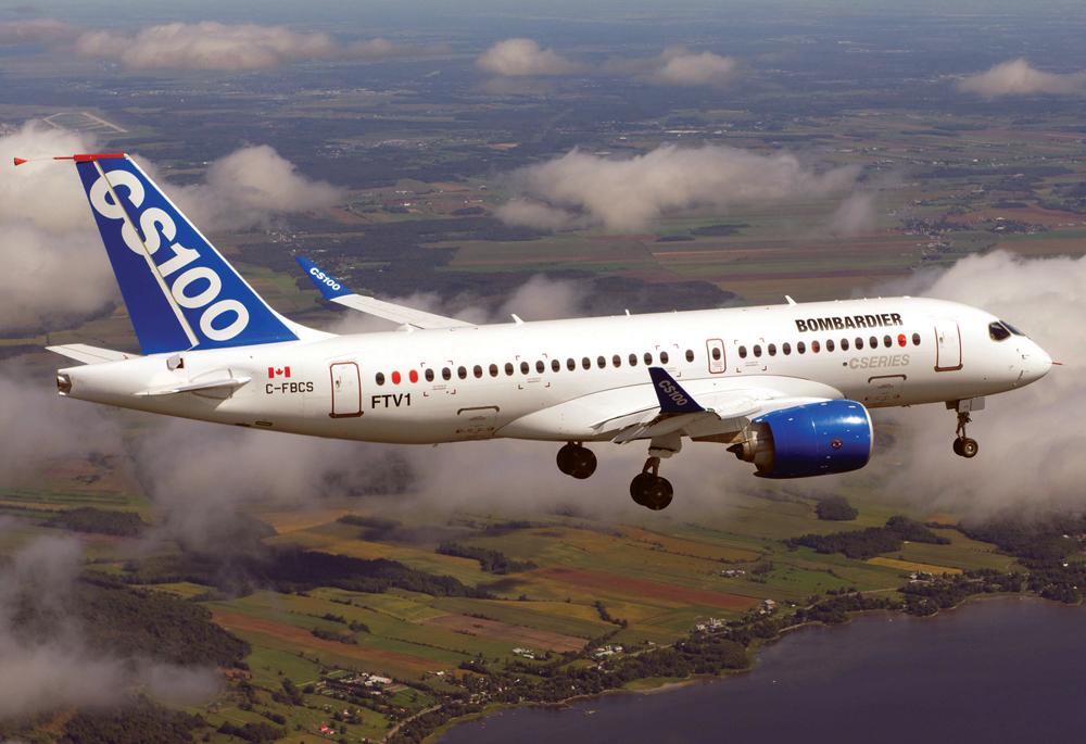 Bombardier CSeries Takes Flight | Aviation International News