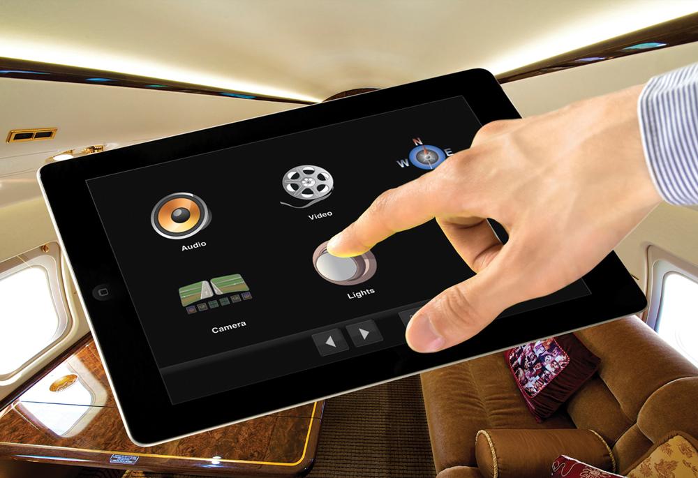 Fly In Panel User Interface Flight Display Systems Presents Total Cabin Control | Aviation ...