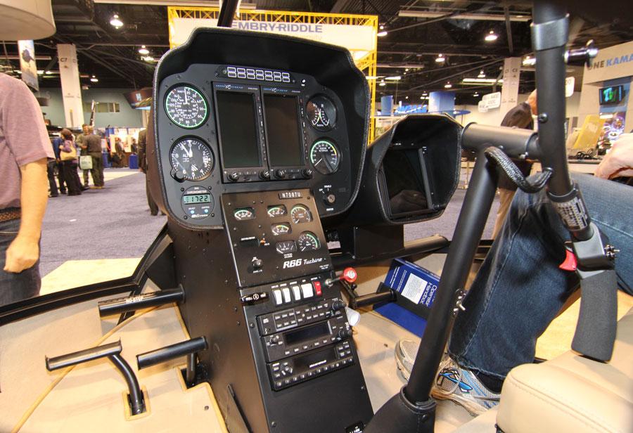 Robin R2120 Cockpit Robinson Unveils Glass Options | Aviation International News