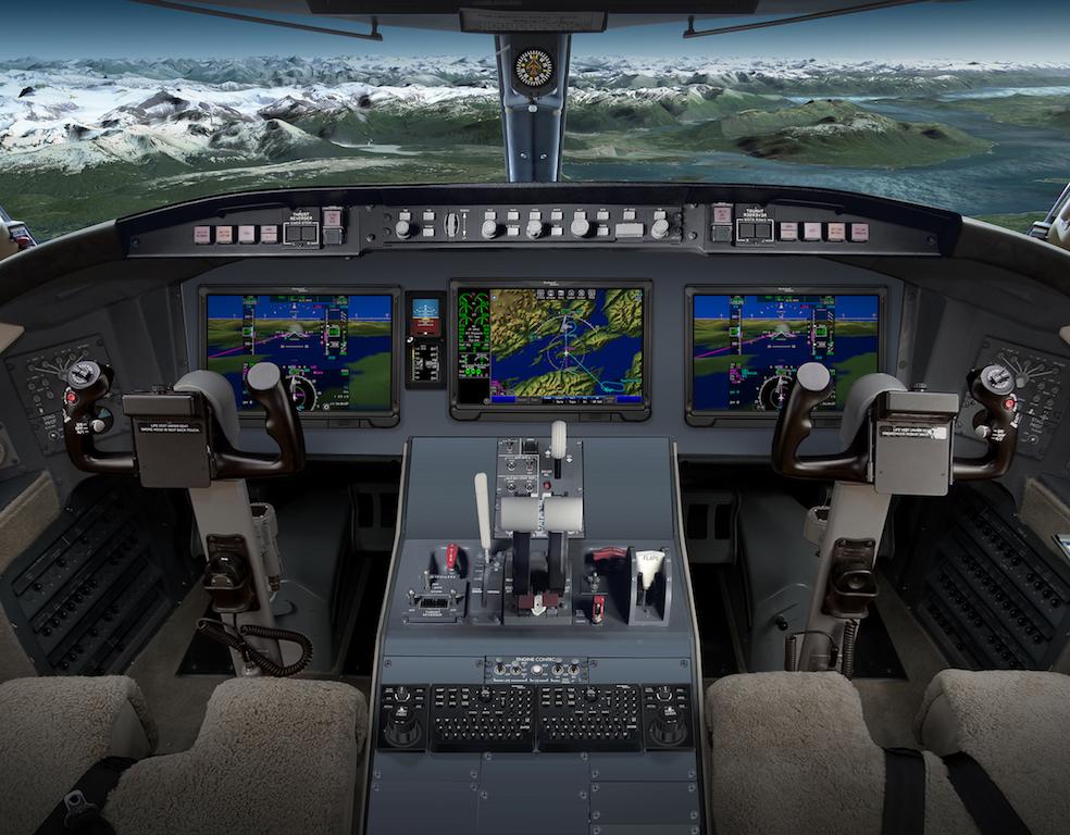 Pro Line Fusion Touchscreens Aim for Challenger 604 Cockpit
