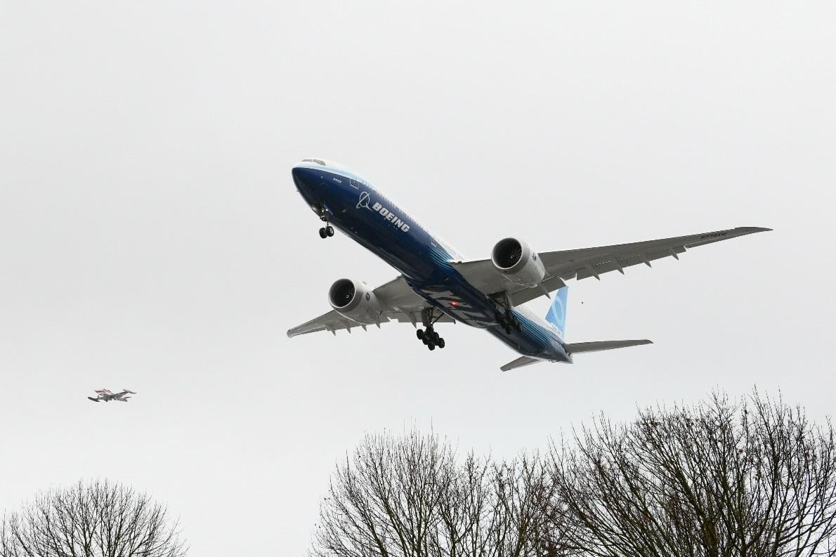 Boeing 777X Completes First Flight | Aviation International News
