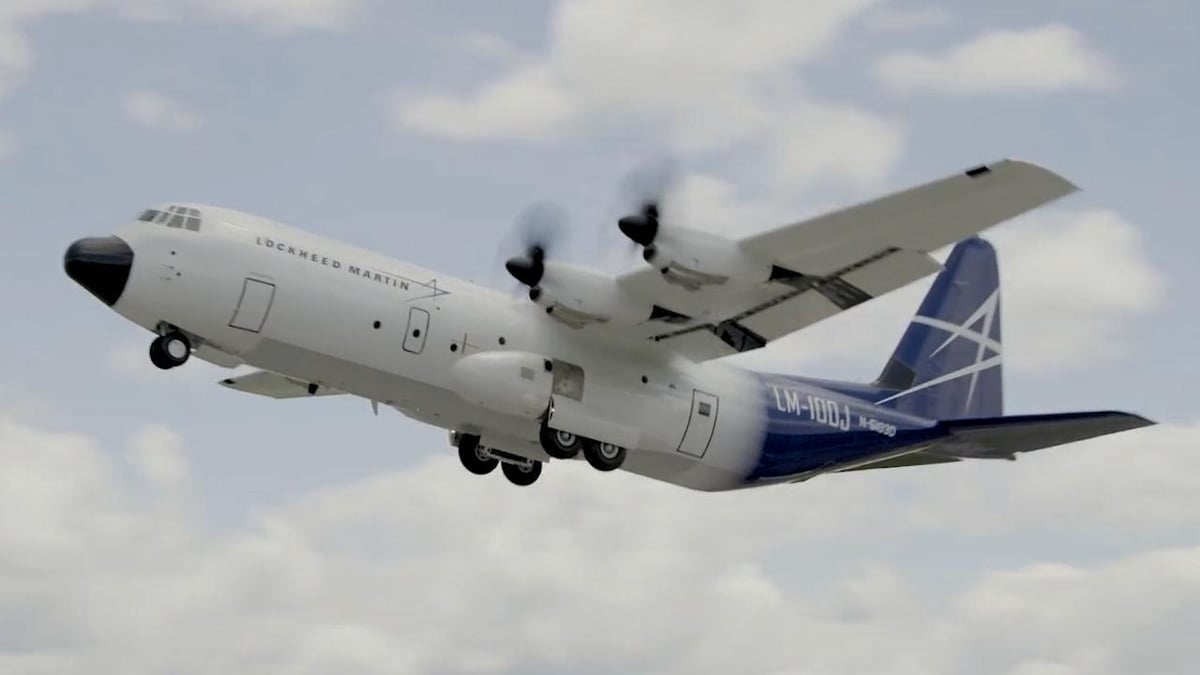 Lockheed Martin Debuts Civil LM-100J Hercules Transport at Paris Air ...