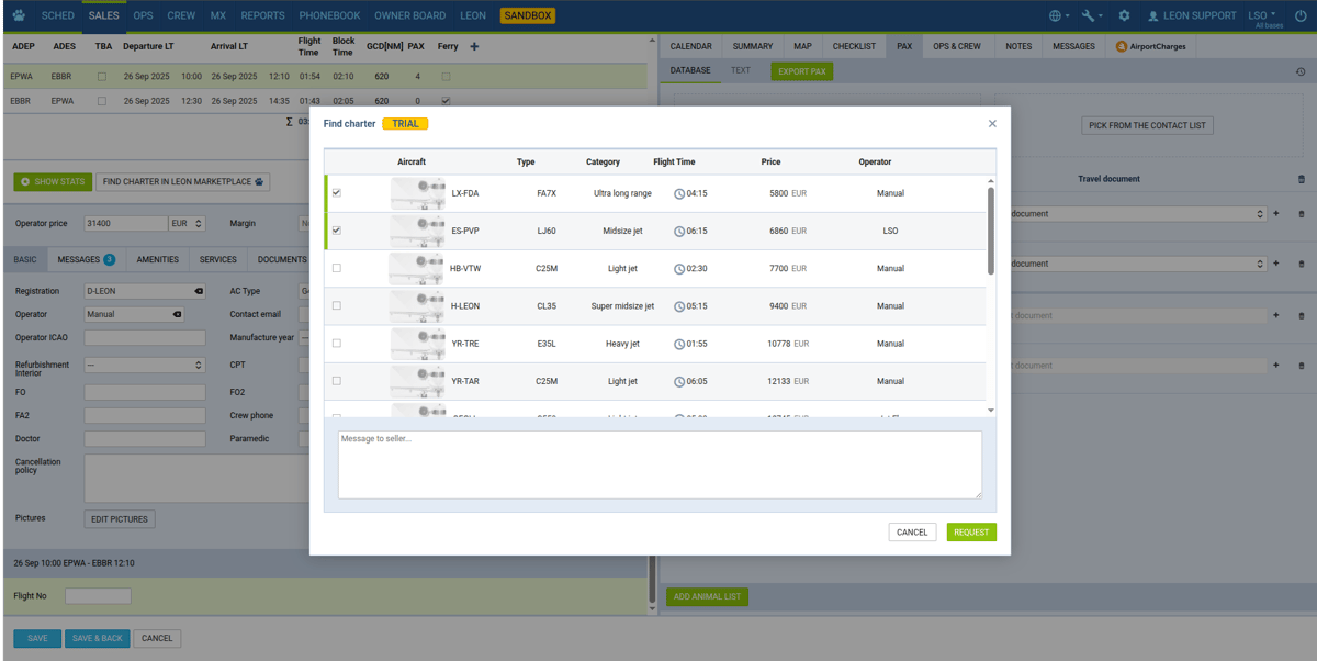 Leon Adds Operator/Broker Transaction Tool with Marketplace Software