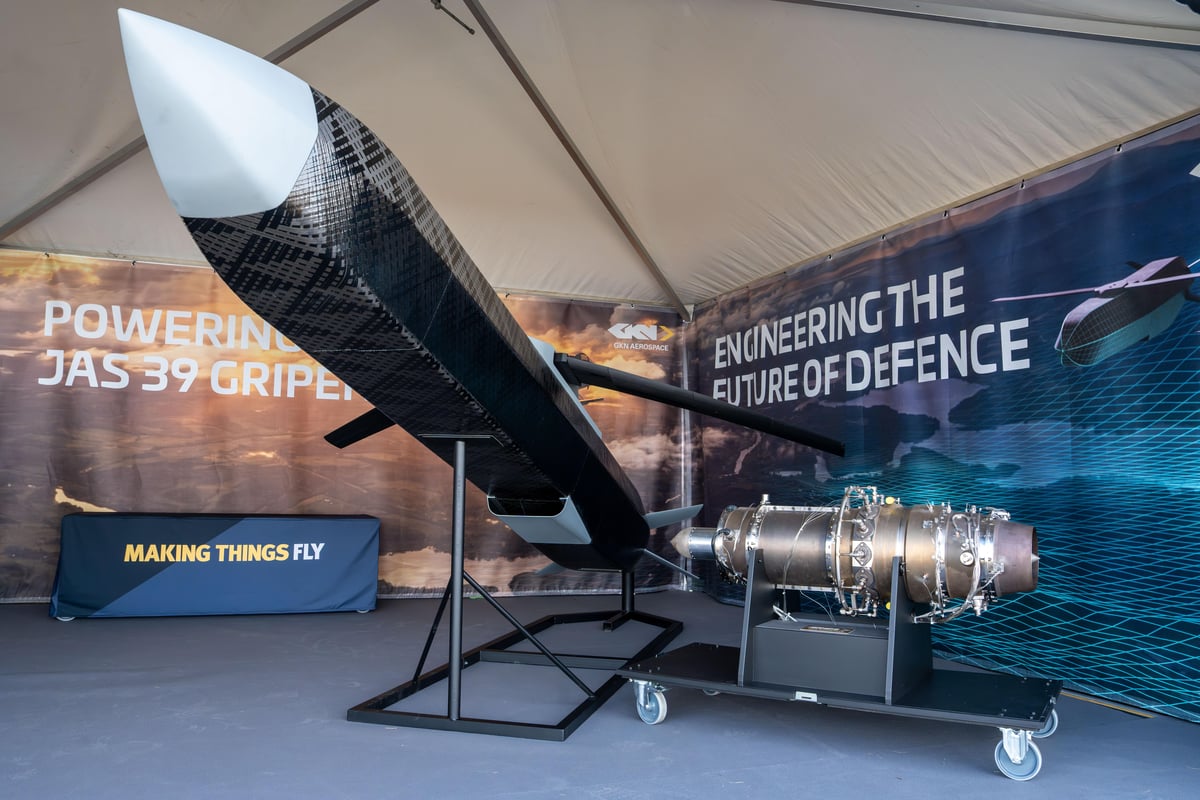 https://www.ainonline.com/cdn-cgi/image/width=1200,format=webp,quality=85/https:/backend.ainonline.com/sites/default/files/styles/original/public/2026-08/Swedish%20UAV%20demonstrator.jpg?itok=moDZ15HF