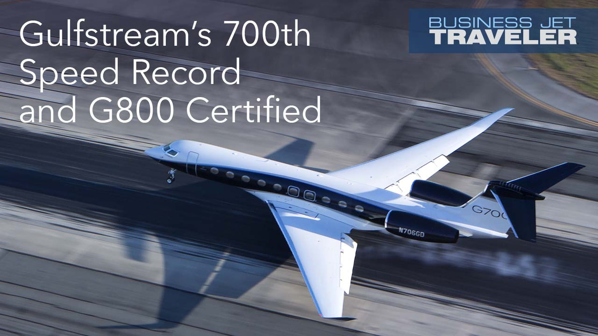 Gulfstream Racks Up 700th City Pair Record in G700 and G800 is ...