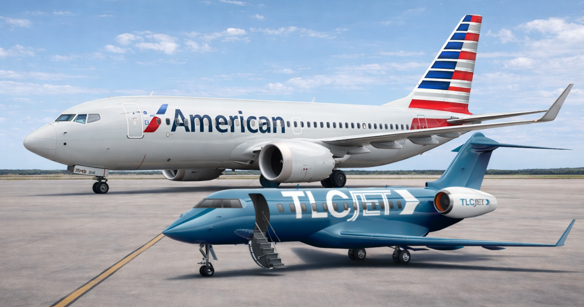 TLC Jet Links with American for Loyalty Benefits