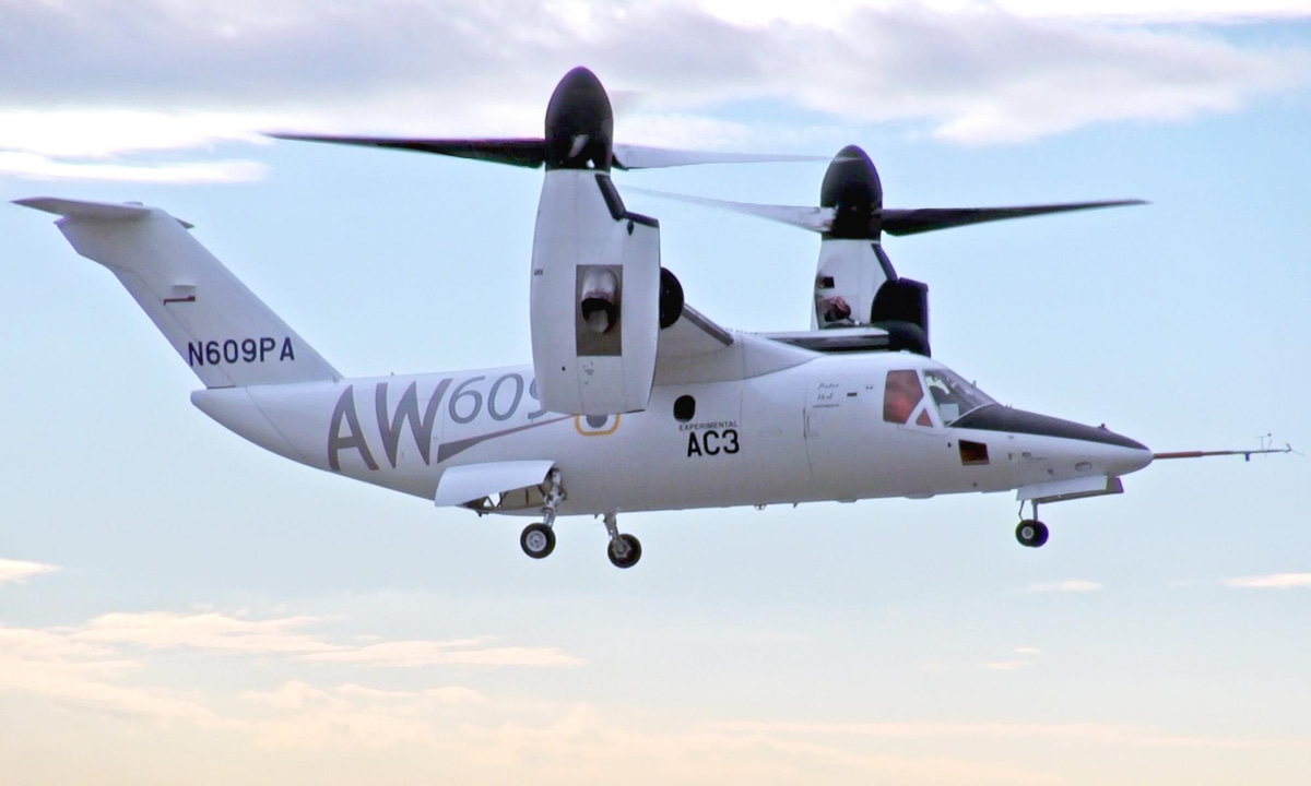 Third AW609 Airborne, Will Soon Start Icing Trials | Aviation ...