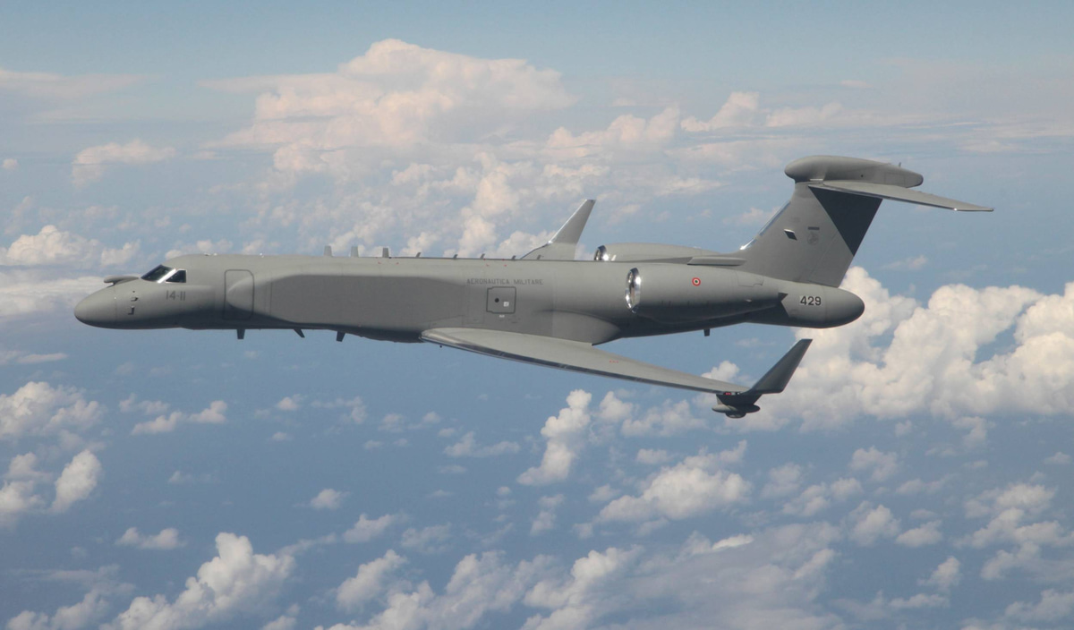 IAI Delivers CAEW Gulfstream 550 to Italian Air Force Aviation