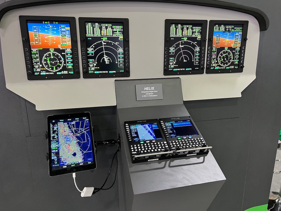 Avidyne and IS&S Unveil Helix Helicopters Avionics Upgrade | Aviation ...