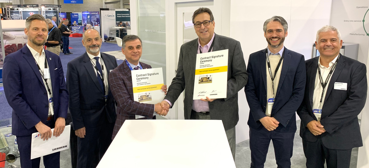 Liebherr Aerospace Teams with Aeroman on Heat Exchangers Aviation