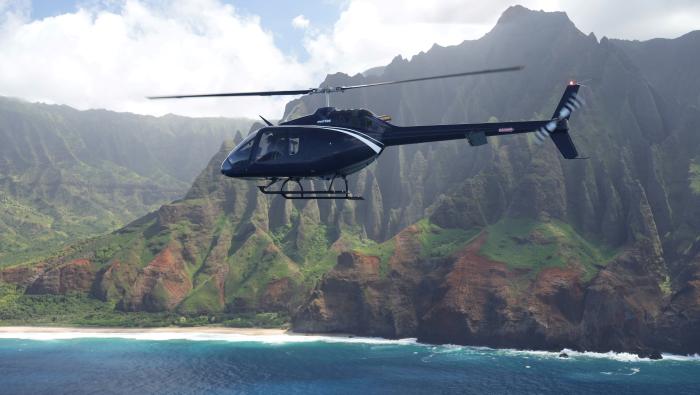 Bell 505 corporate helicopter