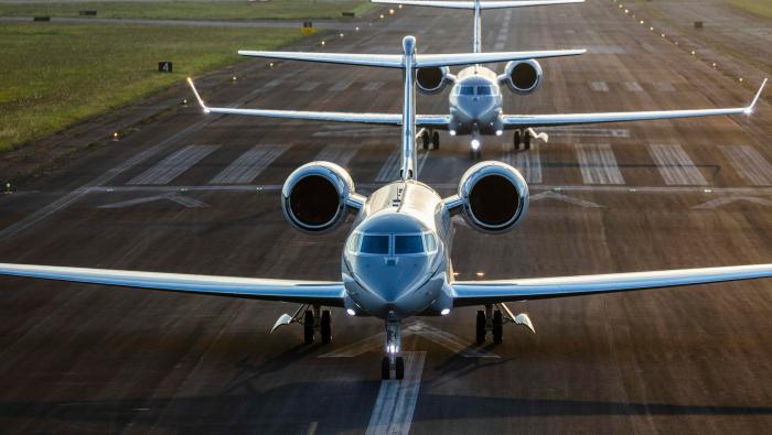 Gulfstream G500/G600 on runway
