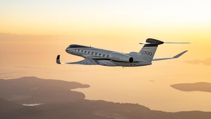 Gulfstream G700 business jet