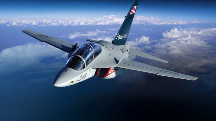 Textron Aviation Defense Leonardo M-346N jet trainer
