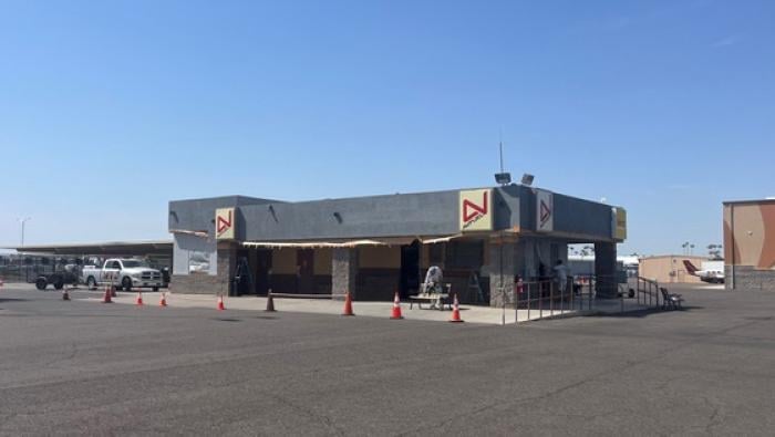 the former Avflight FBO, now Cunningham Aviation at KFFZ
