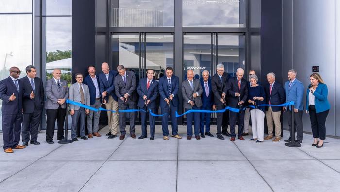 Boeing Engineering Center ribbon-cutting ceremony