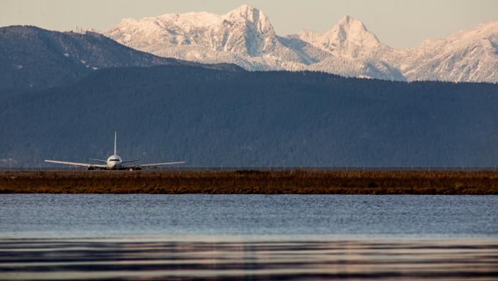 Vancouver International Airport approach