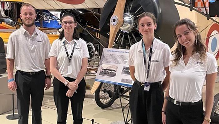 2024 interns at EAA AirVenture Oshkosh