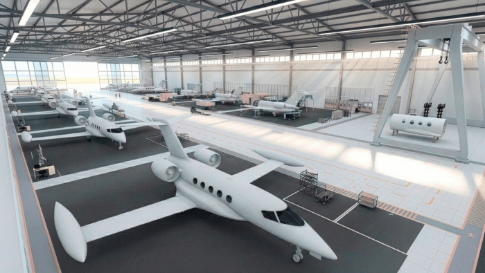 Beyond Aero business jet factory